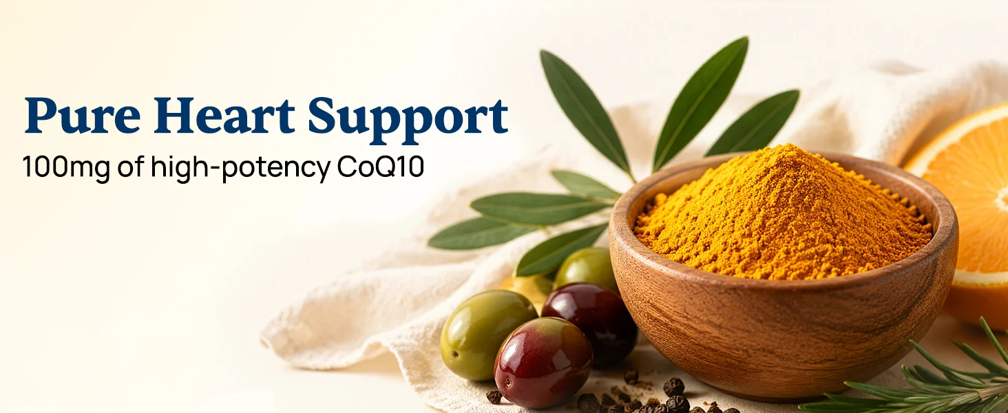 CoQ10 — pure heart support, 100mg